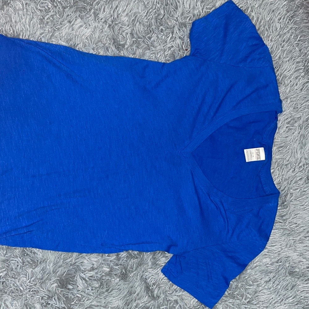 Dark Blue VS PINK V-Neck Shirt